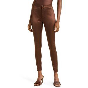 SKIMS Disco Skinny Pants in Cocoa Size Large